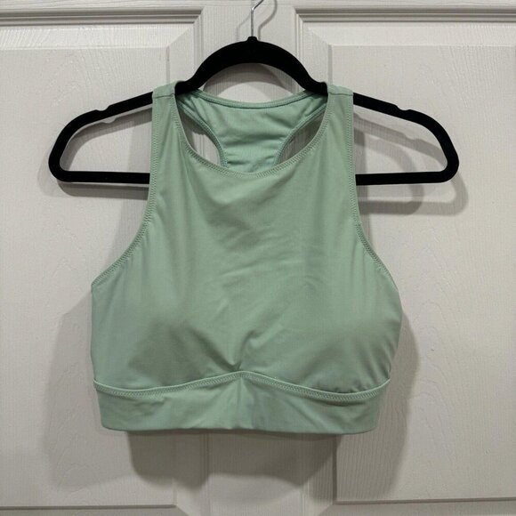 Sweaty‎ Betty Sports Workout Bra green Blue Size Large L athletic Workout - Picture 6 of 6